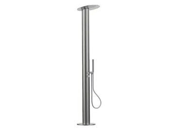 BORGIA 89708 - Floor standing stainless steel shower panel with hand shower by Rubinetterie Frattini - view 2